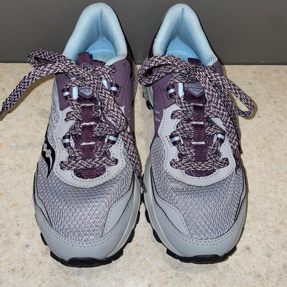 Saucony Women's Excursion TR15 Trail Running Shoe Athletic Tennis Alloy Mauve - Picture 6 of 13